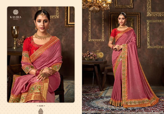 Kavira Aarya Heavy Designer Wholesale Wedding Wear Sarees